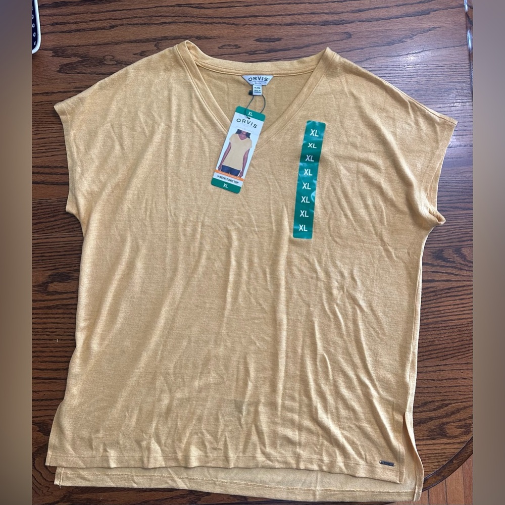 Orvis V-Neck Tunic Top NWT